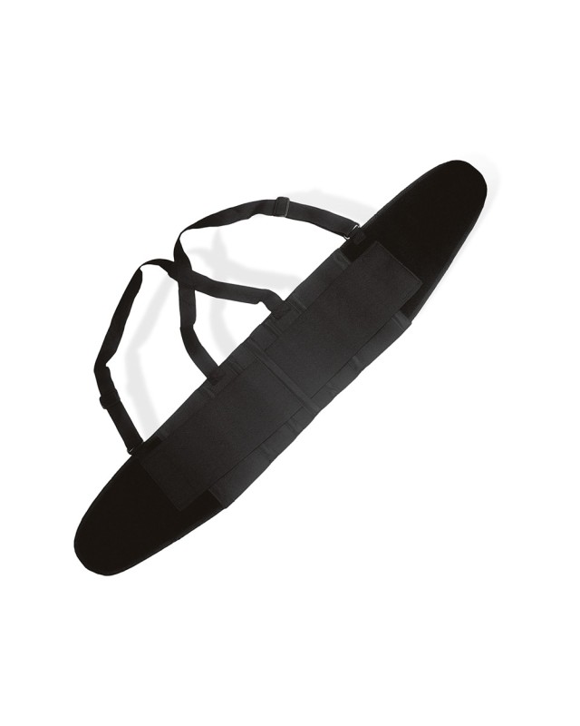 Cinturon antilumbago faru elastico con tirantes talla xl color negro