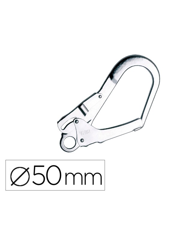 Gancho de seguridad faru acero galvanizado 50 mm