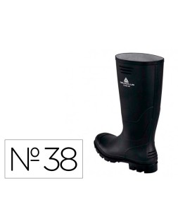 Botas deltaplus de seguridad stone pvc negro suela de tacos talla 38