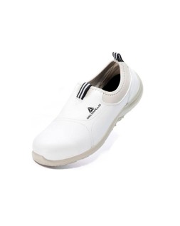 Zapatos de seguridad deltaplus microfibra pu suela pu mono-densidad color blanco talla 37