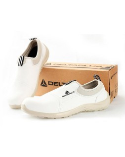 Zapatos de seguridad deltaplus microfibra pu suela pu mono-densidad color blanco talla 37