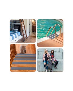 Cinta antideslizante q-connect gris 5 m x 50 mm