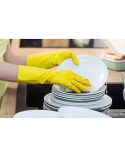 Guantes de latex satinados con relieve anti deslizante sin polvo par talla grande