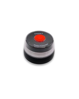 Luz de emergencia v16 baliza geolocalizada homologada dgt con base imantada