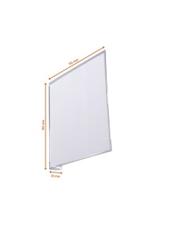 Señal de pasillo adhesiva durable 149x149 mm vertical pack de 10 unidades