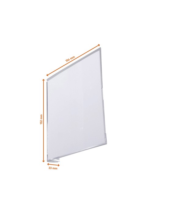 Señal de pasillo adhesiva durable 149x149 mm vertical pack de 10 unidades
