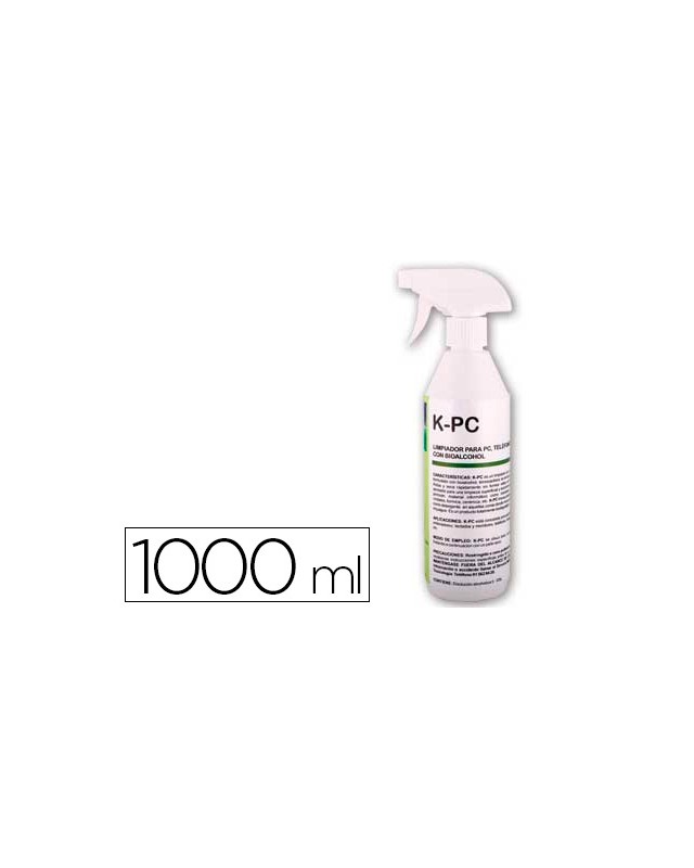 Limpiador spray bactericida botella de 1000 ml