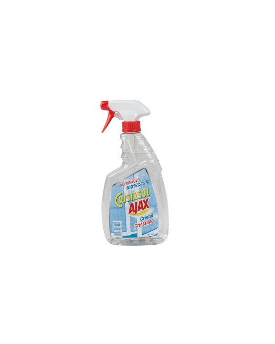 Limpiacristales liquido ajax cristalino con pistola pulverizadora 750 ml