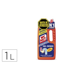 Desatascador de tuberias gel wc net energy botella de 1 litro