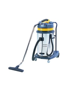 Aspiradora industrial q-connect 70l 2000w en seco y con agua 102,5x54x60 cms