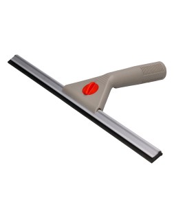 Limpiaventanas q-connect industrial mango y hoja limpiadora de plastico de 40 cm de ancho