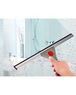 Limpiaventanas q-connect industrial mango y hoja limpiadora de plastico de 40 cm de ancho