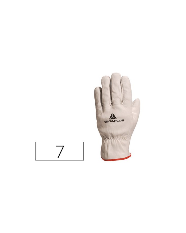 Guantes deltaplus piel vacuno especial para todo tipo de trabajos el mas vendido del mercado talla 7