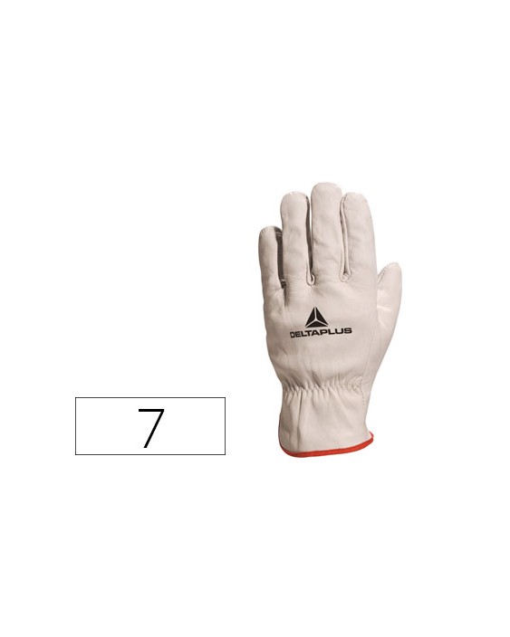 Guantes deltaplus piel vacuno especial para todo tipo de trabajos el mas vendido del mercado talla 7