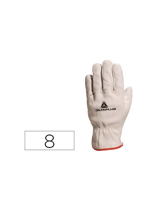 Guantes deltaplus piel vacuno especial para todo tipo de trabajos el mas vendido del mercado talla 8