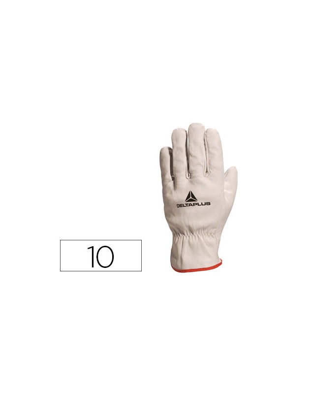 Guantes deltaplus piel vacuno especial para todo tipo de trabajos el mas vendido del mercado talla 10
