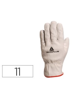 Guantes deltaplus piel vacuno especial para todo tipo de trabajos el mas vendido del mercado talla 11
