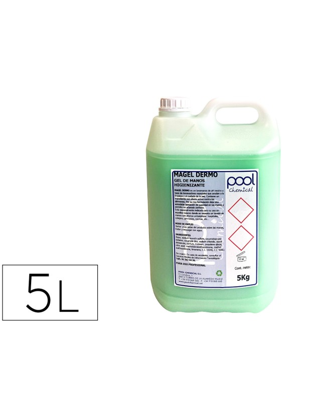 Limpiador jabon dahi para manos bactericida garrafa 5 litros