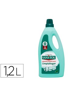 Limpiador desinfectante sanytol limpiahogar multisuperficies bote de 1200 ml