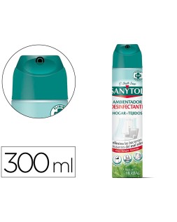 Ambientador sanytol desinfectante para hogar y tejidos spray bote de 300 ml