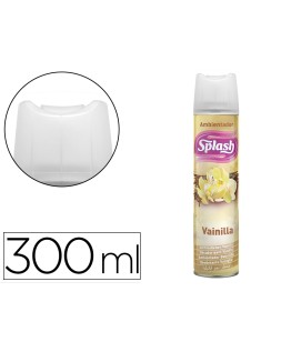 Ambientador spray splash aroma vainilla bote de 300 ml