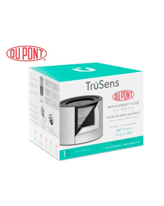 Filtro hepa leitz dupont para purificador de aire trusens z-2000