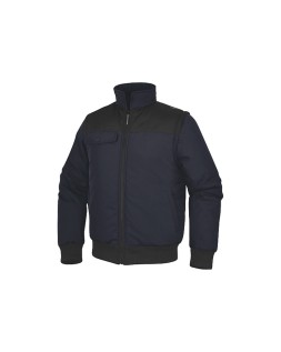 Chaleco deltaplus multibolsillos con cremallera y mangas desmontables 80% poliester 20% algodon talla