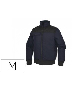 Chaleco deltaplus multibolsillos con cremallera y mangas desmontables 80% poliester 20% algodon talla m