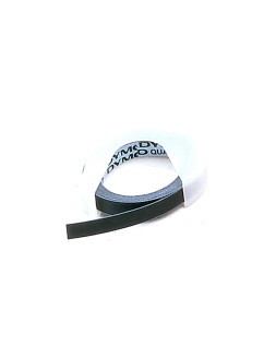 Cinta dymo 3d 9 mm x 3 m negra tradicional