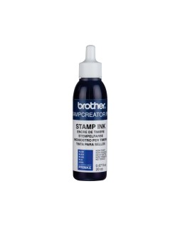 Tinta brother para sellos automaticos color azul bote de 20 cc