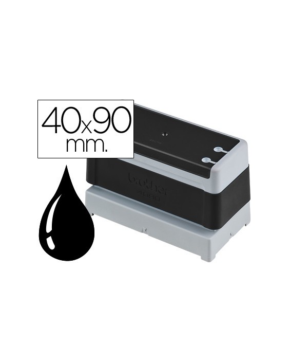 Sello automatico brother 40 mm x 90 mm negro