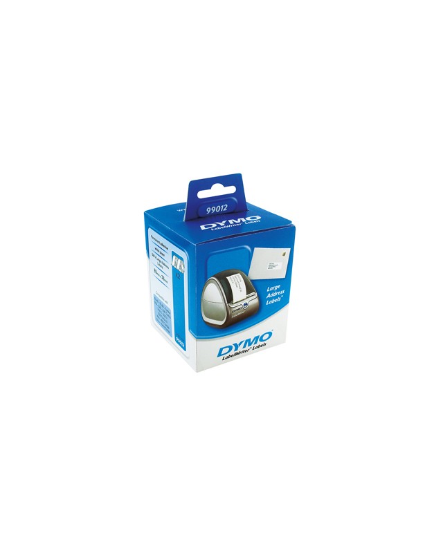 Etiqueta adhesiva dymo 99012 -tamaño 89x36 mm para impresora 400 260 etiquetas uso direcciones papel c/2