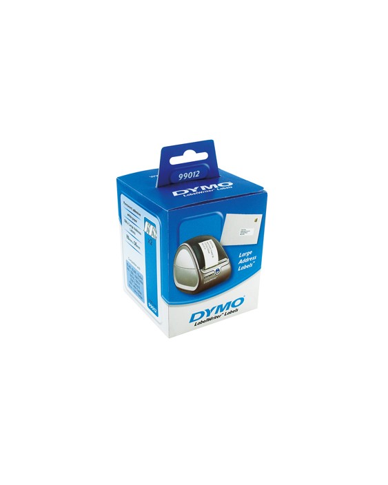 Etiqueta adhesiva dymo 99012 -tamaño 89x36 mm para impresora 400 260 etiquetas uso direcciones papel c/2