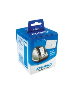 Etiqueta adhesiva dymo 99012 -tamaño 89x36 mm para impresora 400 260 etiquetas uso direcciones papel c/2