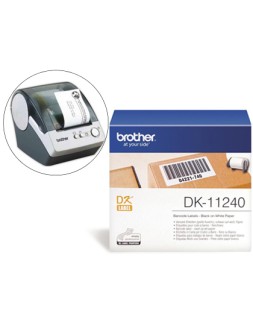 Etiqueta brother dk11240 para impresoras de etiquetas ql-multiproposito- 102x51mm 600 etiquetas-