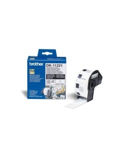 Etiqueta brother dk11221 23x23 mm 1000 etq para impresoras ql