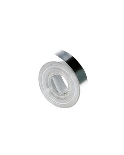 Cinta dymo aluminio 12mm x 4,8mt sin adhesivo para rotuladora