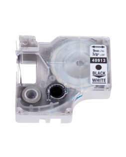 Cinta dymo 1000 9 mm negro-blanco d1