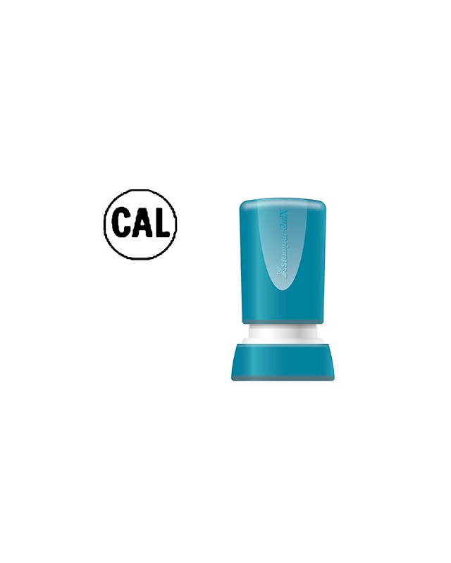 Sello x'stamper quix personalizable color negro redondo diametro 14 mm q-32