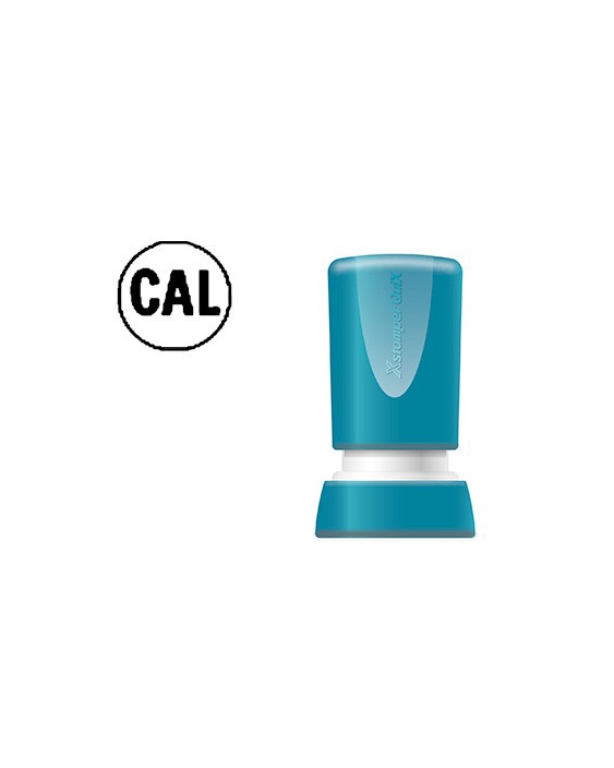 Sello x'stamper quix personalizable color negro redondo diametro 14 mm q-32