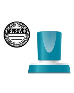Sello x'stamper quix personalizable color negro redondo diametro 38 mm q-53