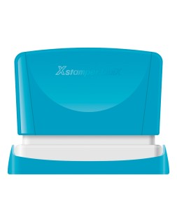 Sello x'stamper quix personalizable color azul medidas 4x60 mm q-05