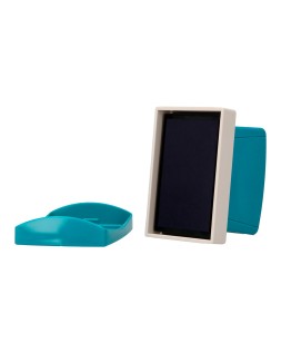 Sello x'stamper quix personalizable color azul medidas 36x61 mm q-16