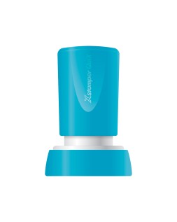 Sello x'stamper quix personalizable color rojo redondo diametro 20 mm q-34