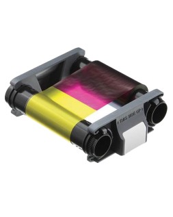 Pack de consumible para impresora badgy 100 impresiones con cinta color y 100 tarjetas