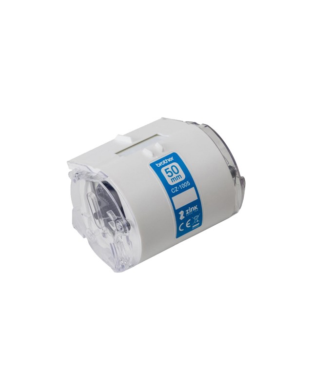 Cinta brother cz-1005 impresion color para impresora vc-500w rollo 50 mm x 5 m