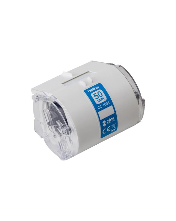 Cinta brother cz-1005 impresion color para impresora vc-500w rollo 50 mm x 5 m