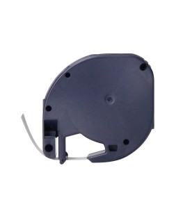 Cinta q-connect 12 mm x 4 m negro-ultra azul para maquina letratag