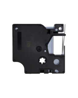Cinta q-connect negro-transparente 12 mm x 7 m dymo
