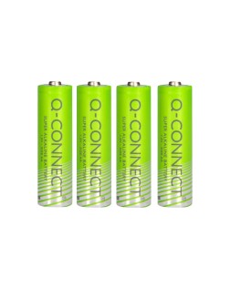 Pila q-connect alcalina aa blister con 4 unidades